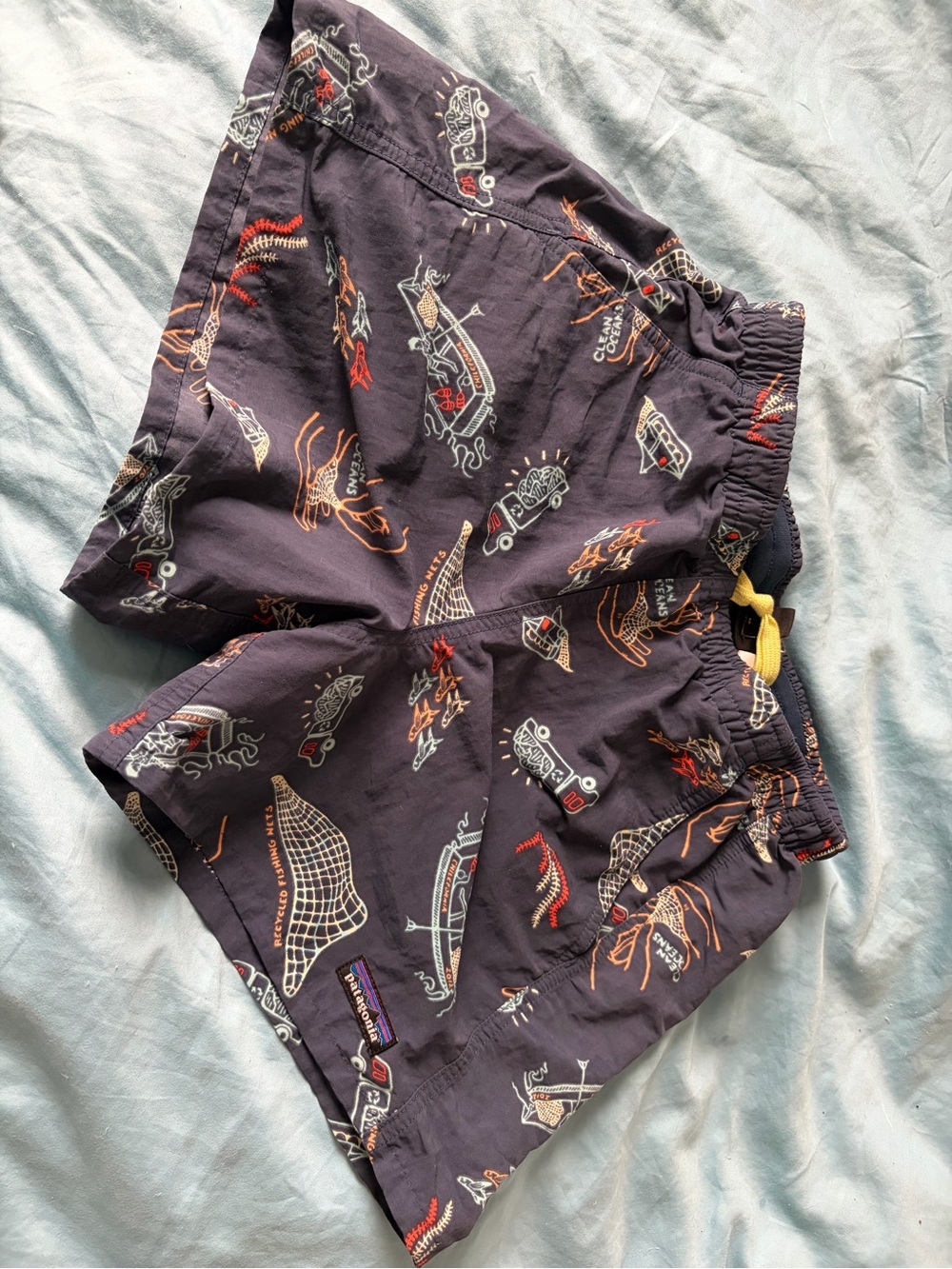 Women’s Navy Patterned Shorts - extra small